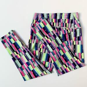 VSX Victoria's Secret Sport Knock Out Capri Multicolored Leggings Women's sz XS